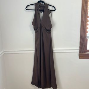 NWT🏷️ House of Harlow 1960 satin halter top dress